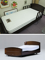 中古家具 電動リクライニングベッド シモンズ 販売画像 神戸